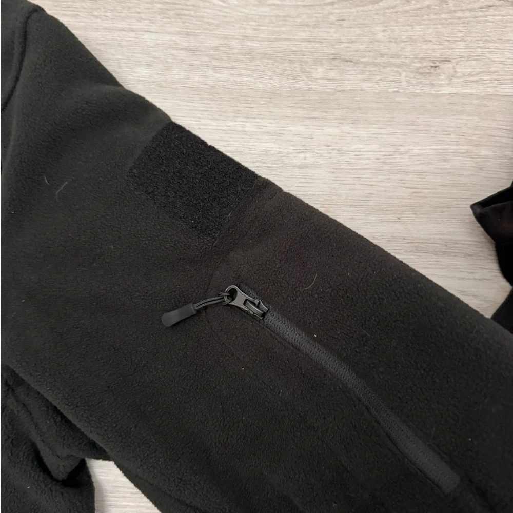Baerskin Tactical Hoodie XL Black Full Zip Jacket Fleece Sweatshirt - Picture 3 of 4